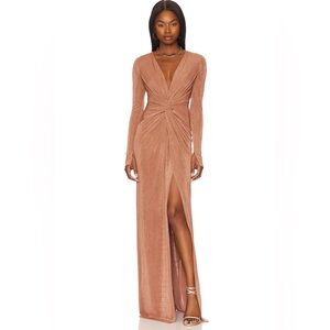 Katie May In A Mood Gown in Muted Copper, Size Medium, NWOT